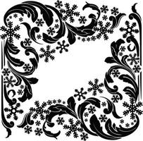 symbol new year christmas frost on the windows pattern vector