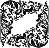 symbol new year christmas frost on the windows pattern vector