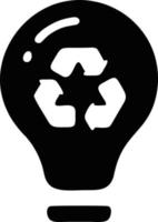 Trash icon. Recycle icon black silhouette. recycle symbol design on Vector illustration