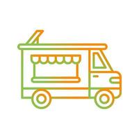 Bakery Truck Vector Icon