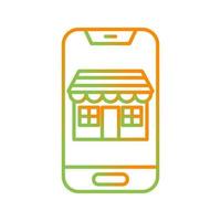 Mobile Store Vector Icon