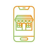 Mobile Store Vector Icon