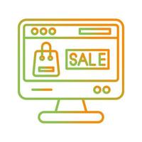 Online Sale Vector Icon