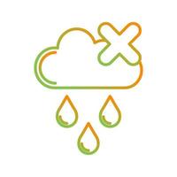 No Rain Vector Icon