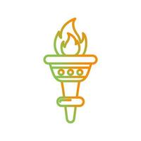 Torch Vector Icon