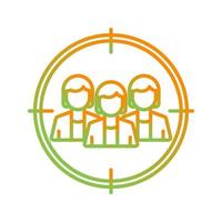Target Audience Vector Icon