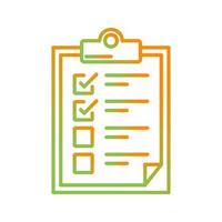 Checklist Vector Icon