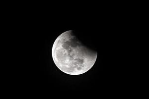 luna en la noche oscura fondo oscuro foto