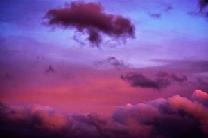 Colorful cloud formation photo