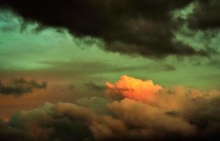 Atmospheric and artistic cloud formation photo