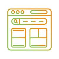 icono de vector web