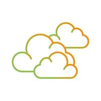 Cloudy Vector Icon