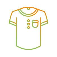 icono de vector de camiseta