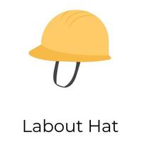 Trendy Labour Hat vector