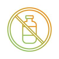 No Liquids Vector Icon