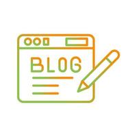 Blog Vector Icon
