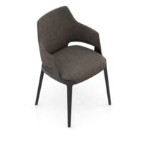 isometrisk stol 3d isolerat tolkning png