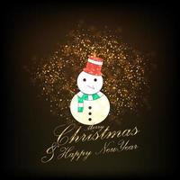 Merry Christmas and Happy new Year Abstract Glitter background vector