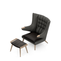 fauteuil isométrique rendu 3d isolé png