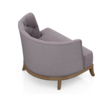 Isometric Armchair Isolated 3D render png