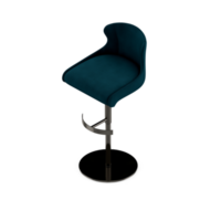 Isometric Chair 3D isolated rendering png