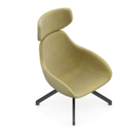 chaise isométrique rendu isolé 3d png