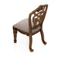 chaise isométrique rendu isolé 3d png