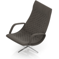 sillón isométrico aislado 3d render png