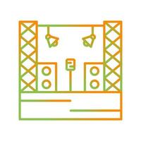 Stage Vector Icon