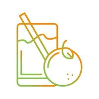 icono de vector de jugo