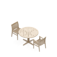 Isometric Table Set 3D render png