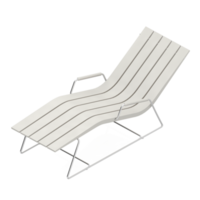 Isometric Chair 3D isolated rendering png