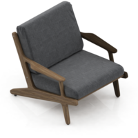 Isometric Armchair Isolated 3D render png