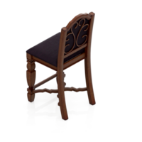 Isometric Chair 3D isolated rendering png