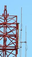 Telecommunication tower . photo