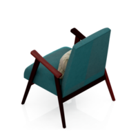 chaise isométrique rendu isolé 3d png