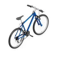 render 3d de bicicleta isométrica