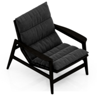 chaise isométrique rendu isolé 3d png