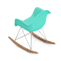 chaise isométrique rendu isolé 3d png