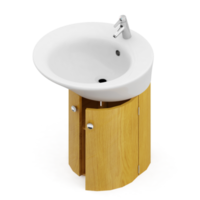 Isometric bathroom items 3D isolated render png