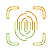 Fingerprint Vector Icon