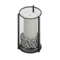 Isometric Candles 3d render png