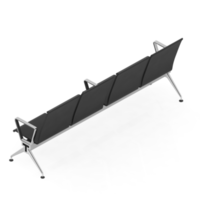 banc isométrique rendu 3d png