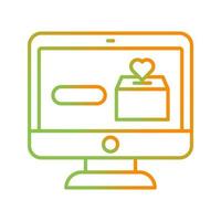 Online Donation Vector Icon