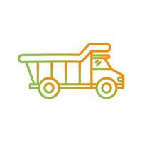 Dump Truck Vector Icon