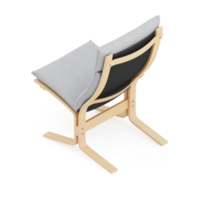 Isometric Chair 3D isolated rendering png