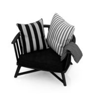 sillón isométrico aislado 3d render png