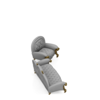 isometrische fauteuil geïsoleerd 3d geven png