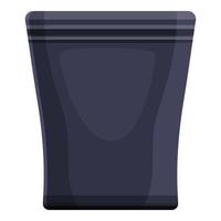 Liquid food container icon, cartoon style vector