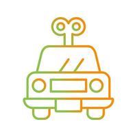 icono de vector de juguete de coche